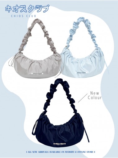 CHIOS CLUB - Jelly Big Bubble Bag TOTE58/深藍色
